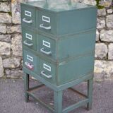 Vintage Strafor furniture, 6-drawer furniture, vintage metal furniture, industrial, loft decor, 50's