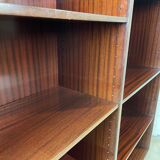 Omann Junior Scandinavian Vintage Mahogany Library, 60s