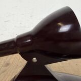 Vintage Midcentury Brown Bakelite Wall Light, 1950s