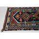 1970s Vintage Turkish Oushak Handmade Wool Cotton Brown Runner Rug 96x301