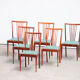 Serie de 6 chaises vintages 1950