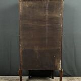 Small mahogany display cabinet, Louis XV to Louis XVI transition style – early 20th century.