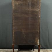 Small mahogany display cabinet, Louis XV to Louis XVI transition style – early 20th century.