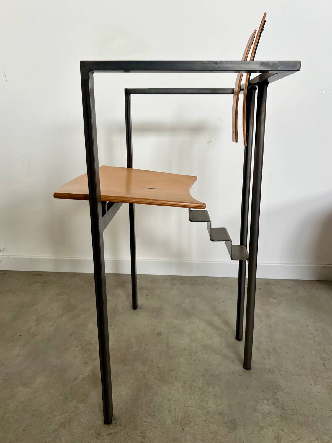 4 old raw design chairs Karl Friedrich Forster model Trix KFF postmodern 70s/80s