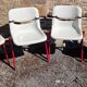 Set of 4 stackable Dorsal chairs by Ambasz and Piretti for OpenArk.