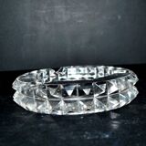 Crystal ashtray Saint-Louis model Diamond Art Deco size 11167