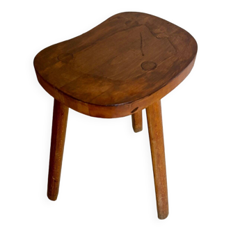 Wooden bean tripod stool no. 2