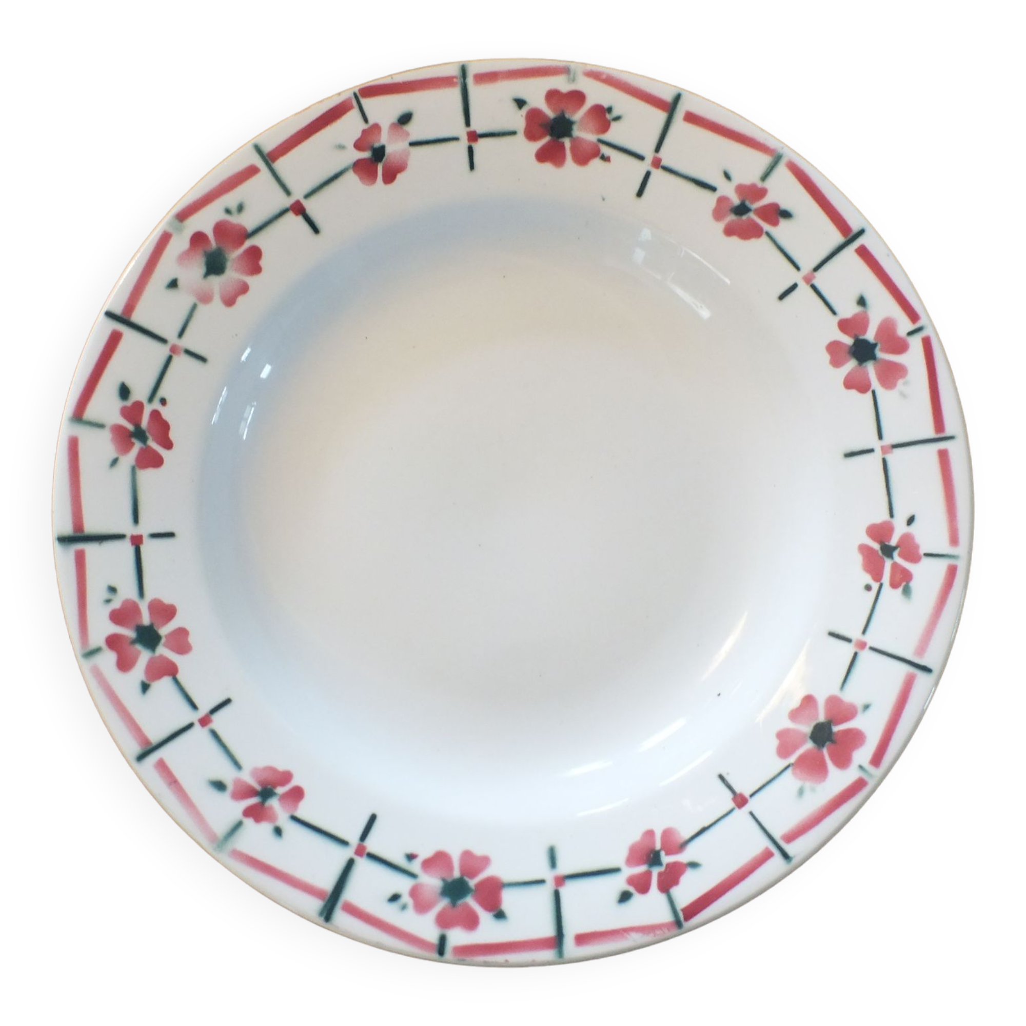 3 plates St Amand Céranord model Monique