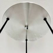 Lustre Spoutnik chromé par Doria, années 1970