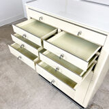 Armoire de dentiste médical industriel sur roues Allemagne 1950s