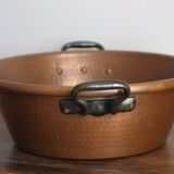 Hammered copper basin