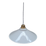 Enamelled sheet metal pendant light