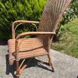 Rattan armchair from the 60s