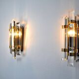 Pair of Venini sconces, Italy, 1980