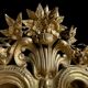 Oval Mirror Louis XV gilded wood