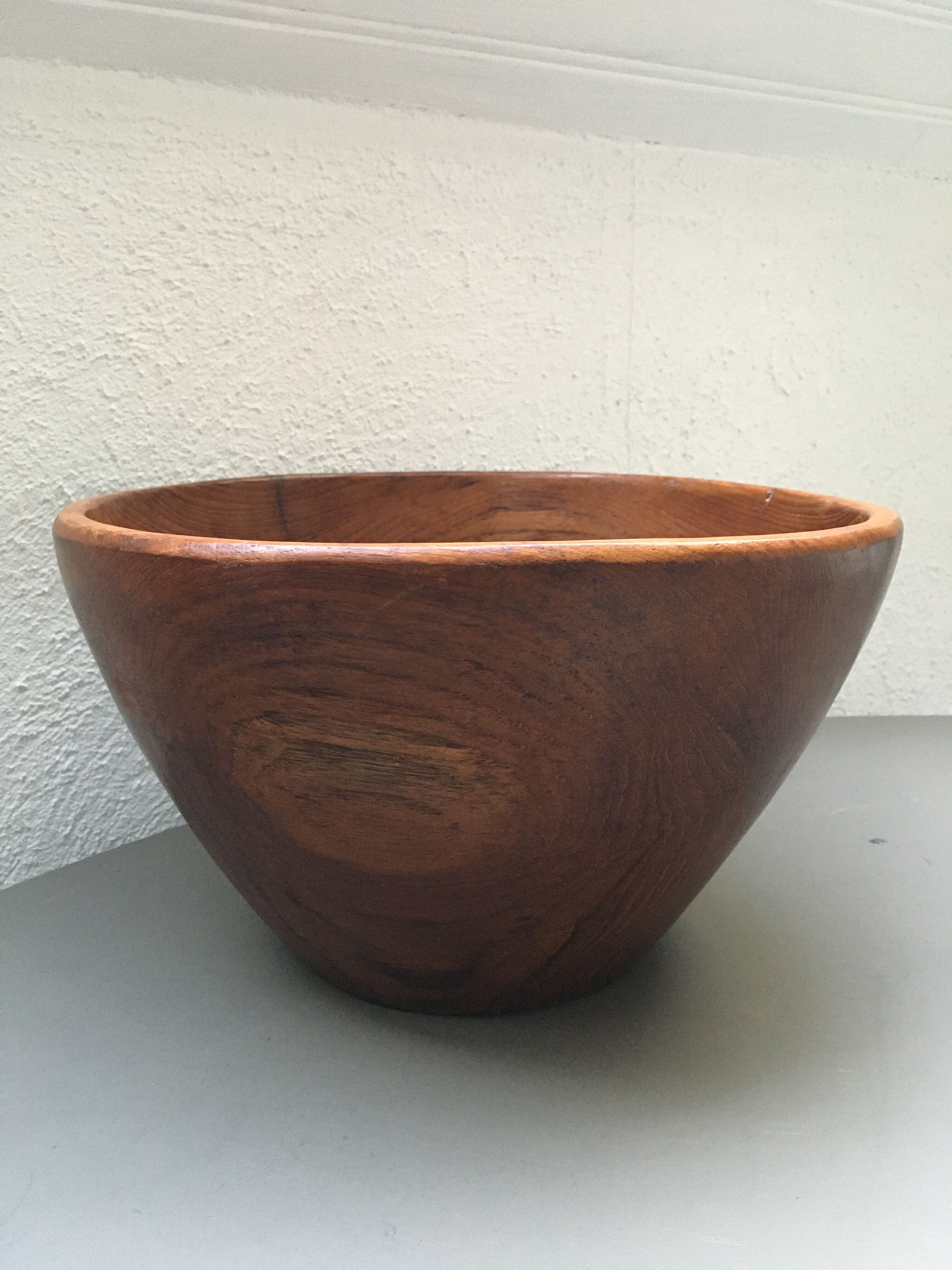 Vintage teak salad bowl