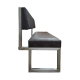 Luxury sofa skai leather in crocro print
