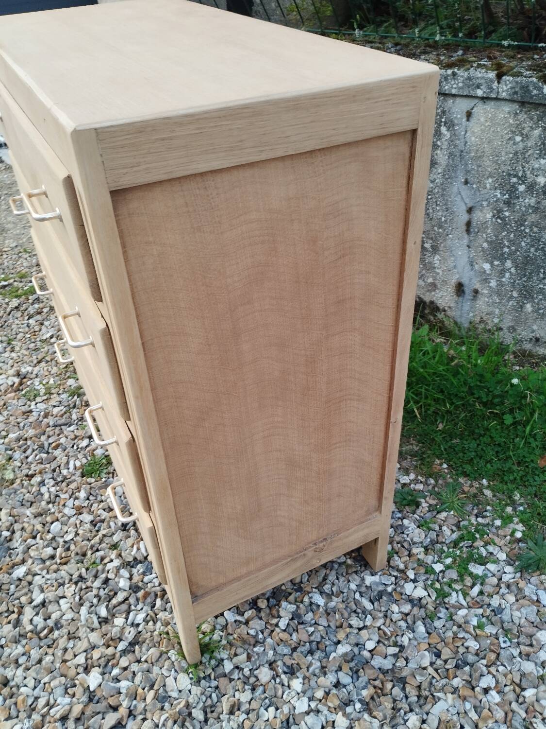 Commode ancienne vintage pieds compas