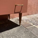 Vintage terracotta bass chest of drawers