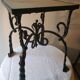 Fifth wheel, forged steel side table