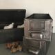 Pair of industrial drawers, workshop lockers