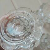 6 Bougeoirs en verre de Reims