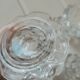 6 Reims glass candle holders