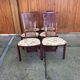 Lacquer and fabric dining chairs by Pietro Costantini, 1980, set of 6