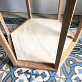 Side table or harness in travertine 1970