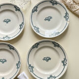 4 ironstone plates from Saint Amand