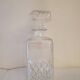 Carafe in chiseled glass 60's