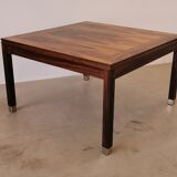 Scandinavian square rosewood coffee table