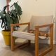 Fauteuil safari « Diana », designer Karin Mobring