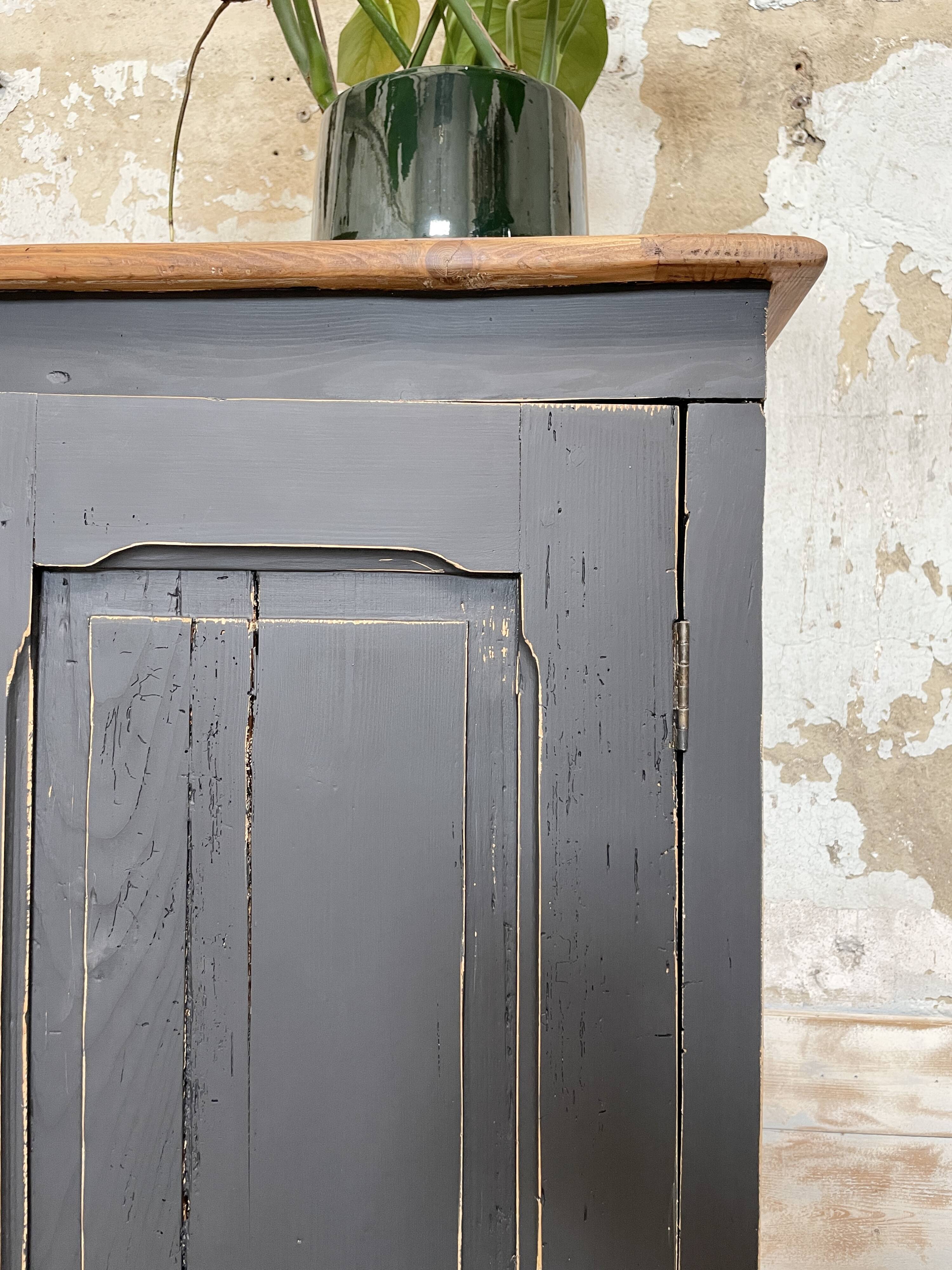 Craft furniture in patinated fir, circa 1950.
