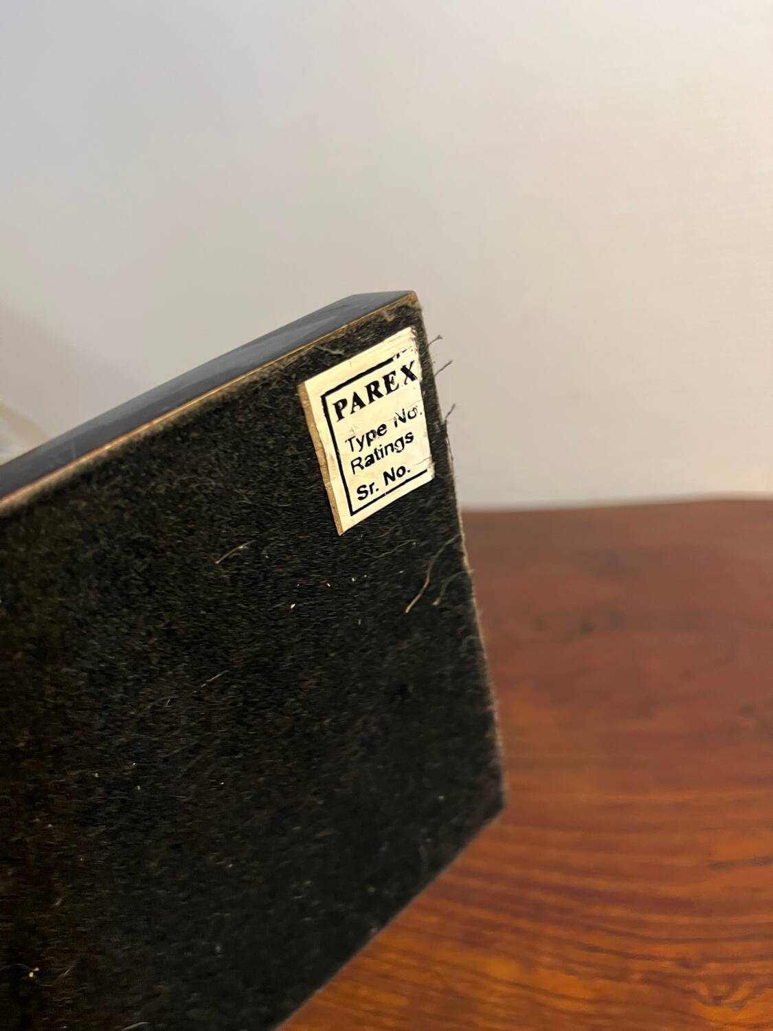 Parex metal ball base lamp from the 80s