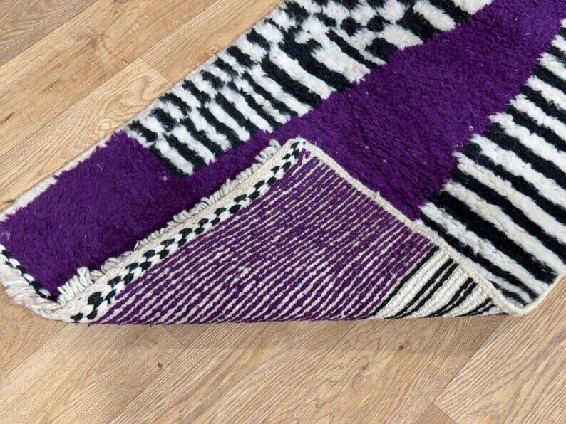 Handmade Beni Oura Hallway Rug Size 75 x 300 cm