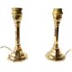 Pair of vintage brass lamp bases