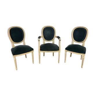 Set 2 chairs and an armchair "JP EALT"