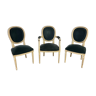 Ensemble 2 chaises et un fauteuil « JP EALT »