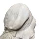 Bust of a young girl signed GRINAM NIAM Paris
