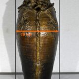 Enamelled Ceramic Vase, signed "Korina", Art Nouveau – 1900