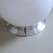 Vintage opline wall lamp and old school aluminum base