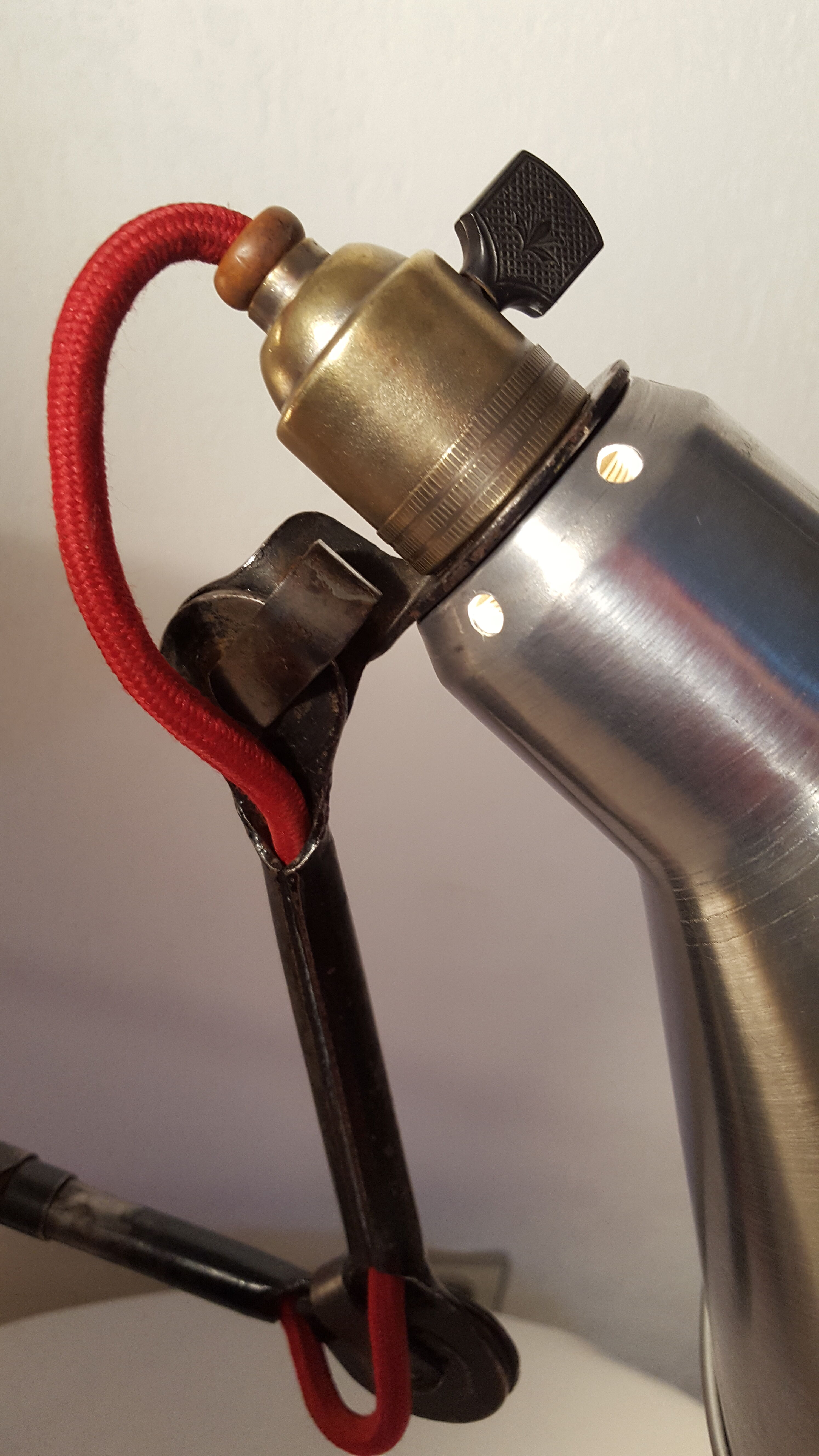 Lampe Gras N 310 double coude vintage  circa 1930