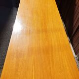 Vintage light oak desk from the 70s