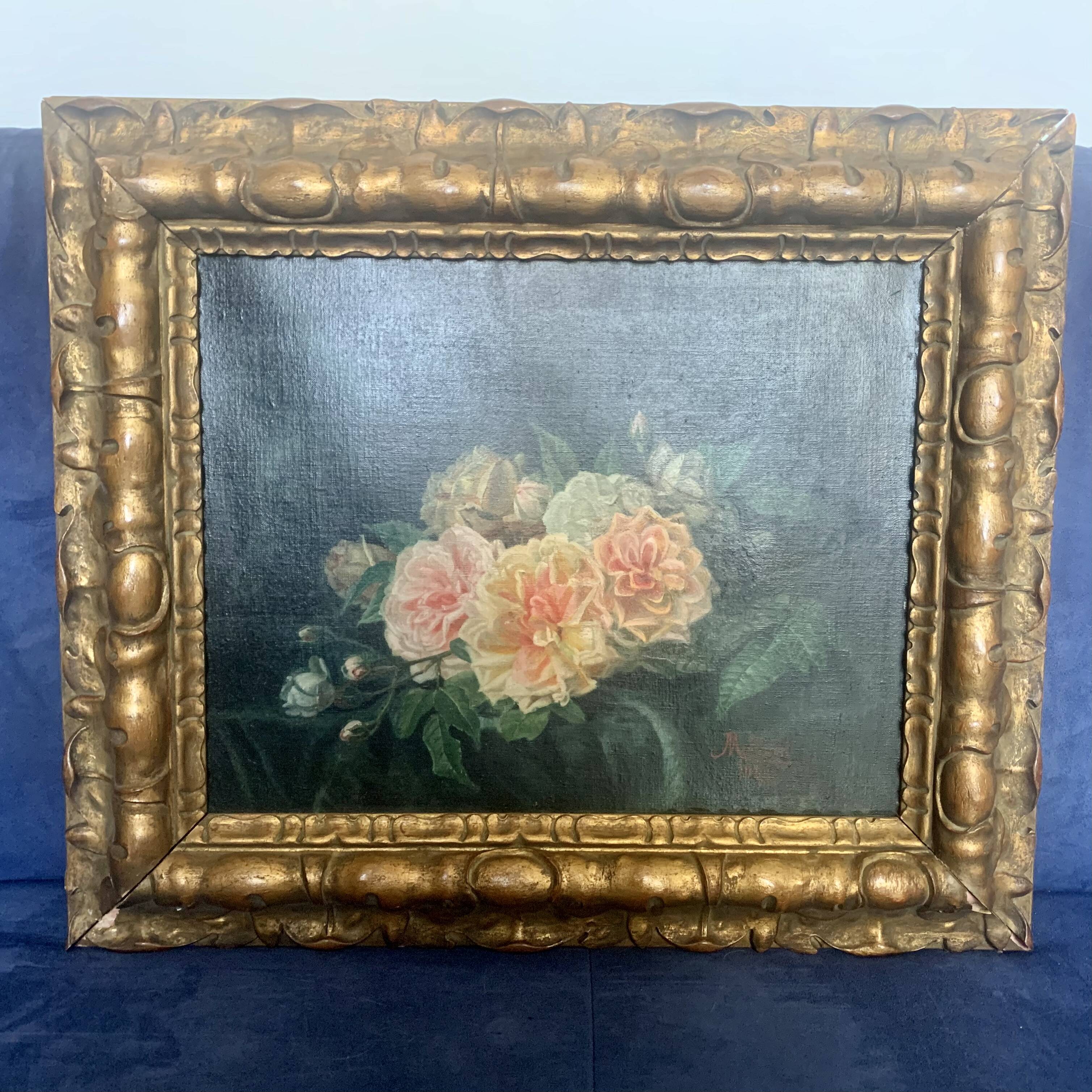 Flowers Oil Painting The First Half of the 20th Century