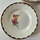 6 dessert plates HBCM Montereau model Huguette