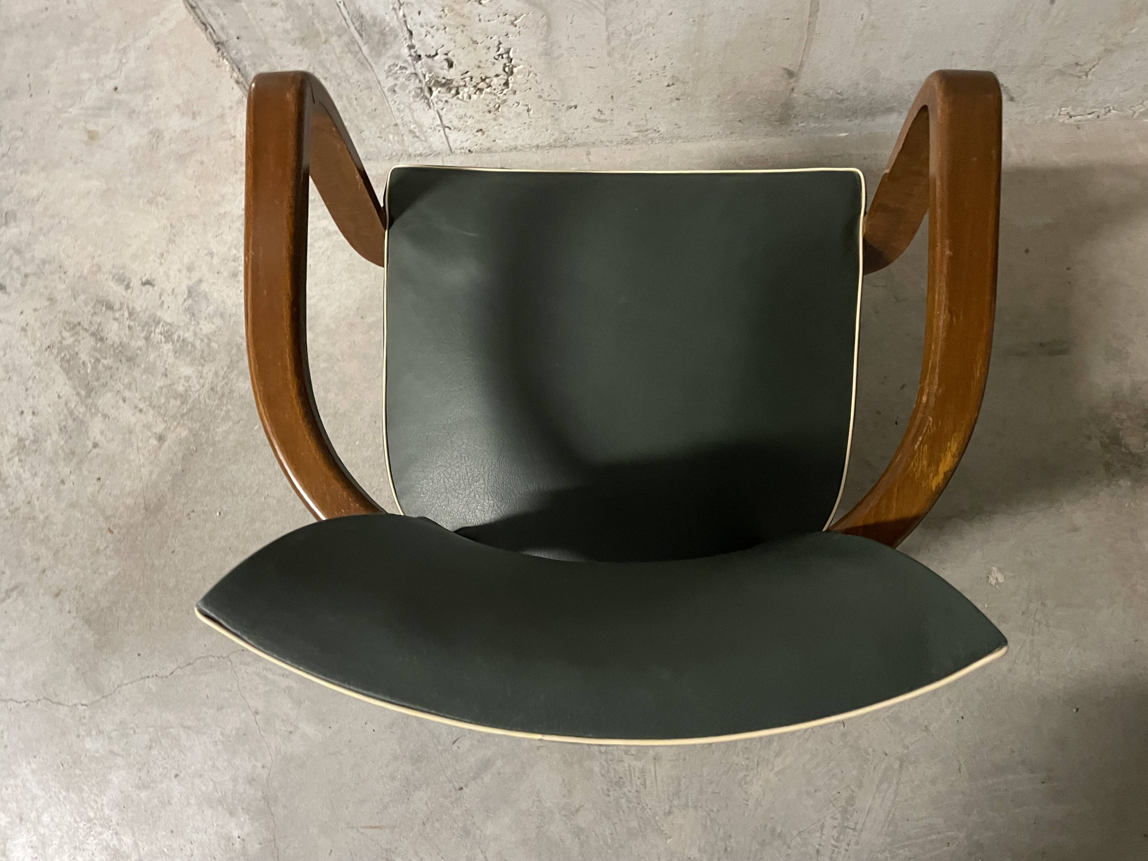 Fauteuil bridge, années 50