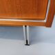 Vintage Scandinavian modernist wardrobe in teak and metal from the 1960s.
