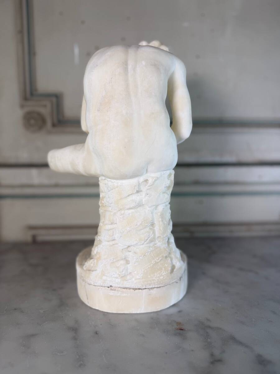 The Spinario, alabaster after the Antique, around 1880.