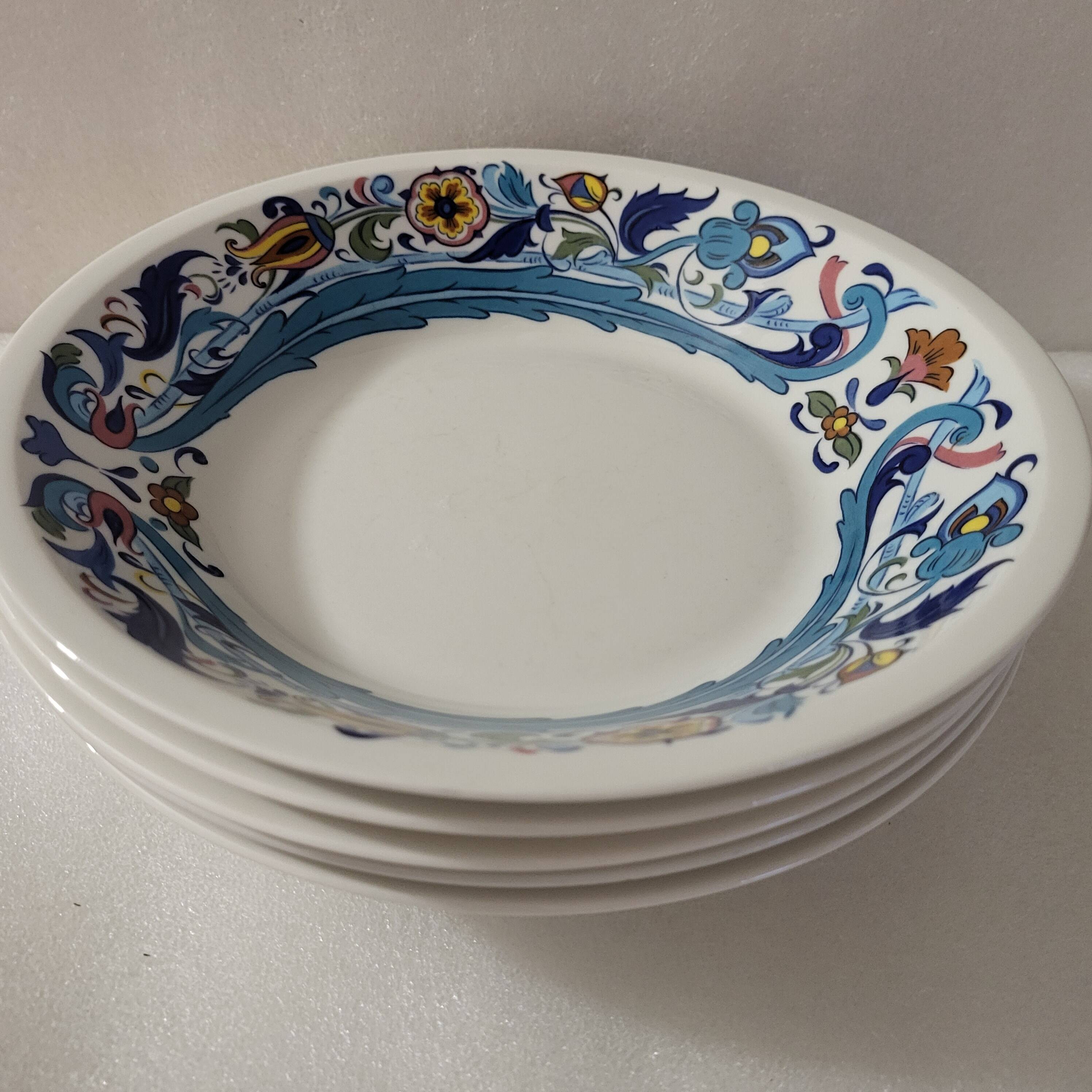 5 deep plates Izmir by Villeroy and Boch, 1973